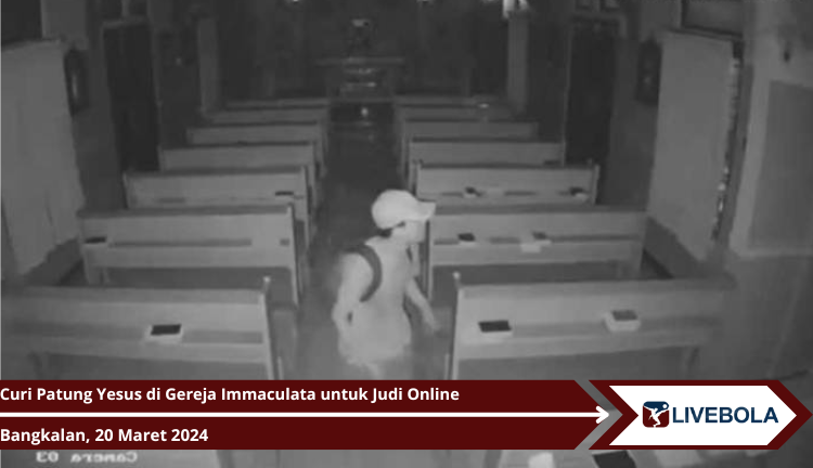 Pelaku Pencuria Patung Yesus dan barang lainnya di Gereja Immaculata Bangkalan karena terlilit hutang judi online