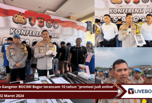 Anggota Gangster BOCIMI Bogor terancam 10 tahun penjara karena promosikan judi online melaljui akun instagramnya