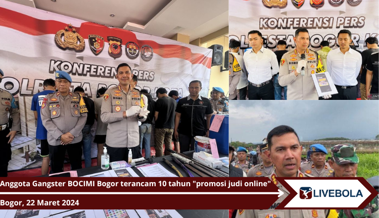 Anggota Gangster BOCIMI Bogor terancam 10 tahun penjara karena promosikan judi online melaljui akun instagramnya
